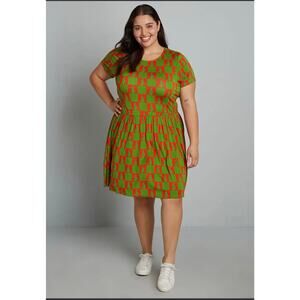 ModCloth Ensemble Observation Knit Dress Christmas